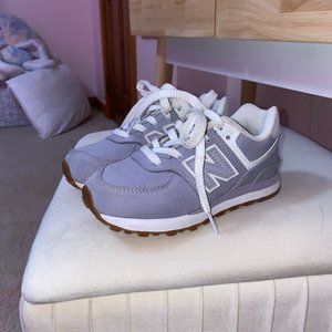 Girls New Balance 574 Classic, Size 12